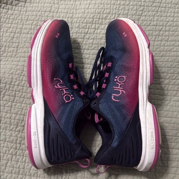Ryka Women's Sneakers - Navy and Pink - Picture 5 of 7